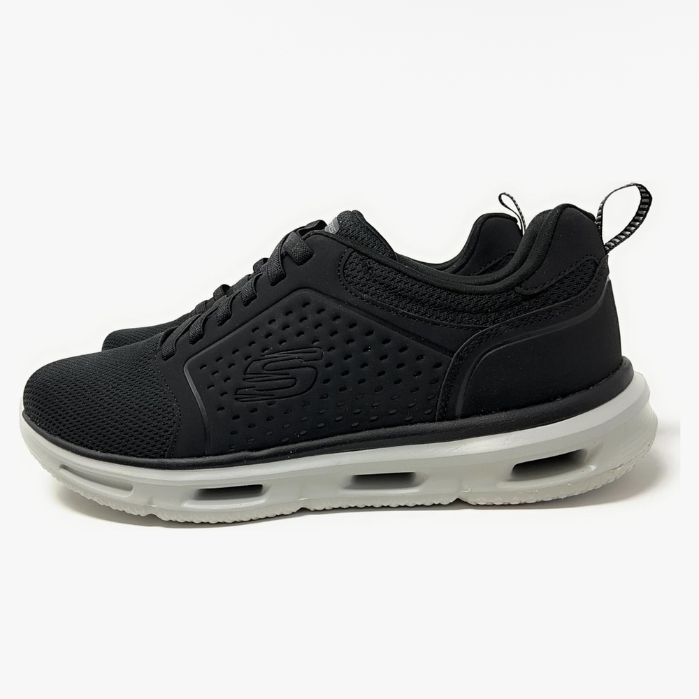 Skechers Glide-Lite Men's Classic Shoes Fit With Memory Foam (Black, Medium 9) - Picture 6 of 12